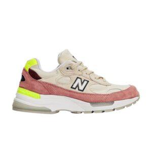 Baskets Wmns New Balance 992 Made in USA Off White Rouge W992IWD