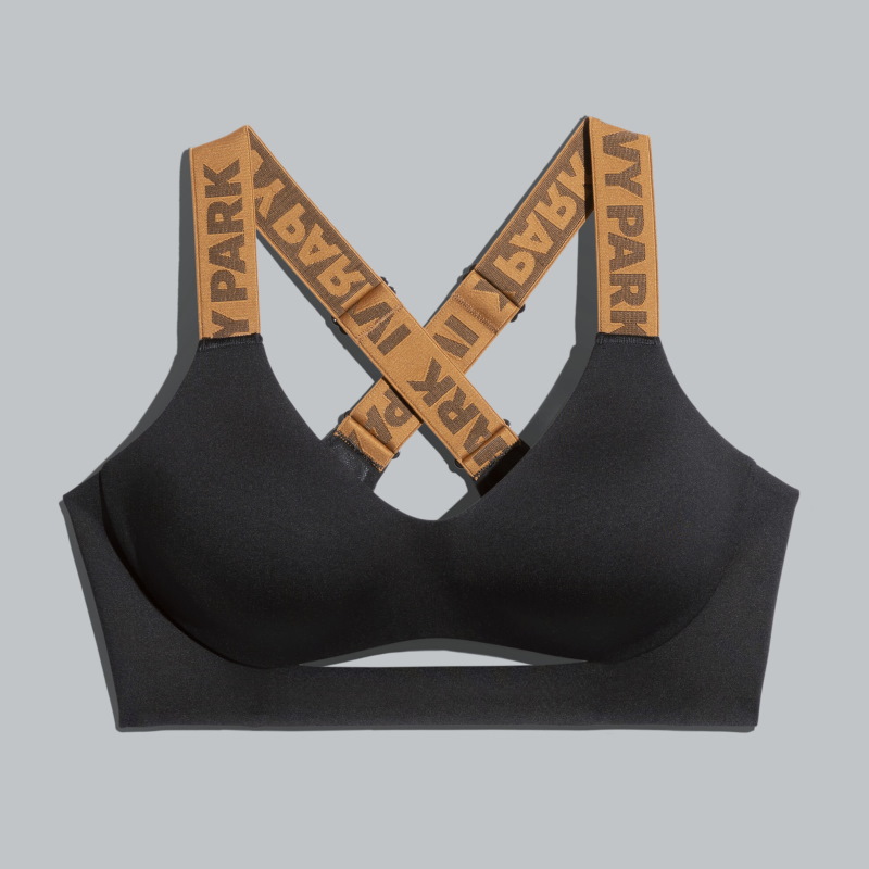 adidas Ivy Park Cutout Medium Support Bra Haut de sport Noir Noir 352811