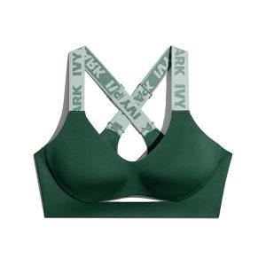 Haut de sport adidas Ivy Park Cutout Medium Support Bra (grande taille) Vert foncé Vert foncé 352171