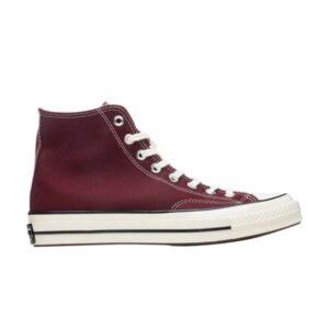 Baskets Converse Chuck 70 High en toile recyclée – Bordeaux profond 171567C
