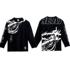T-Shirt DPOY BW Heat Dwyane Wade manches longues 374997