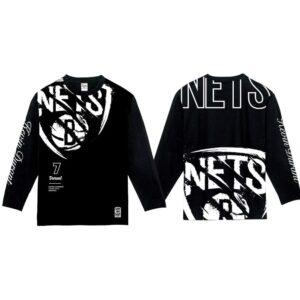 DPOY BW Nets Kevin Durant T-shirt à manches longues 375035