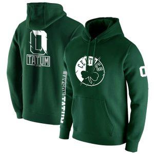 DPOY Boston Celtics Tatum Sweat à capuche Noir, Blanc, Vert 366363
