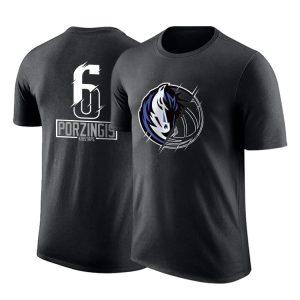 T-shirt DPOY Dallas Mavericks Kristaps Porzingis Logo T-shirt 370221