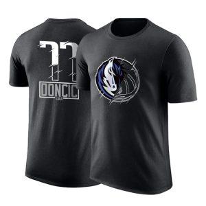 T-shirt DPOY Dallas Mavericks Luka Doncic Logo T-shirt Rose 370130