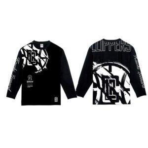DPOY LA Clippers Kawhi Leonard T-shirt à manches longues gris 375406