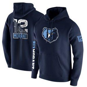 DPOY Memphis Grizzlies Morant Sweat à capuche Noir, Bleu, Blanc 366400