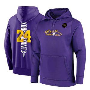 Sweat DPOY hight street LA Lakers Kobe Bryant Sweat à capuche Violet 366398