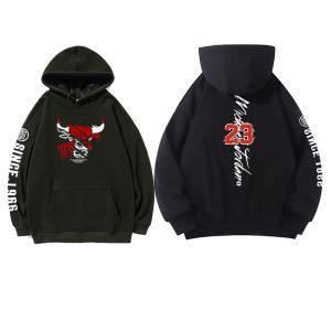 Sweat à capuche Jordan des Chicago Bulls encré DPOY 369426
