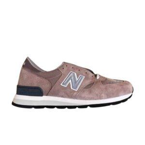 Kith x New Balance 990v1 Made In USA Baskets Dusty Rose Blanc M990KT1