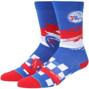 Chaussettes Stance Philadelphia 76ers Wave Racer Crew pour hommes 3470497
