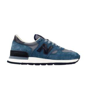 Baskets New Balance 990v1 Made In USA Bleu Acier Noir M990DBL