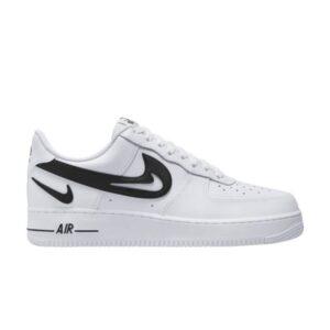 Nike Air Force 1 '07 Cut Out Swoosh - Blanc Noir Orange DR0143 101