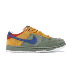 Nike Dunk Low Premium SB Puff N Stuff Vert pétrole/Bleu international 313170 341