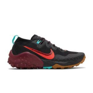 Nike Wildhorse 7 Noir Brillant Crimson Blanc CZ1856 001