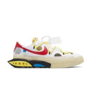 Off-White x Nike Blazer Low Blanc Université Rouge DH7863 100