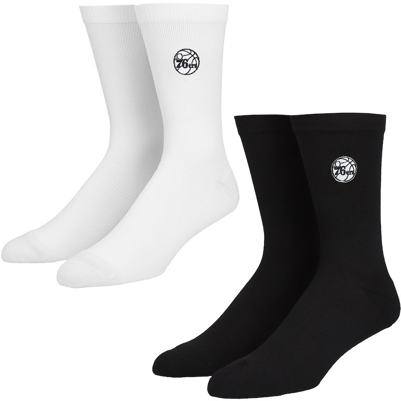 Philadelphia 76ers 2-Pack Enough Crew Chaussettes Blanc 4054995