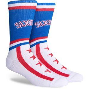 Chaussettes d'équipage Hardwood Classics des 76ers de Philadelphie 4359792