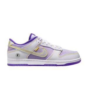 Union LA x Nike Dunk Low Passport Pack – Lakers Blanc/Violet DJ9649 500
