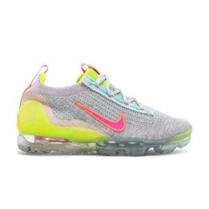 Baskets Wmns Nike Air VaporMax 2021 Flyknit Vert Néon DH4088 002