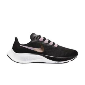 Baskets Wmns Nike Air Zoom Pegasus 37 Noir Lumière Arctique Rose BQ9647 007