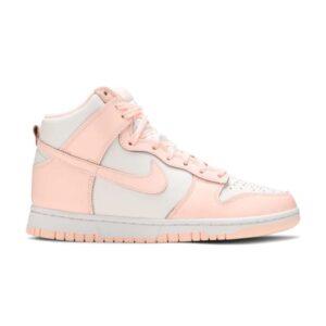 Baskets Wmns Nike Dunk High Crimson Tint Sail/Crimson Tint DD1869 104