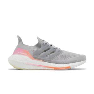 Baskets Wmns adidas UltraBoost 21 Gris Screaming Orange FY0379