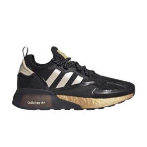 Wmns adidas ZX 2K Boost Noir Or Métallique Baskets FY2014