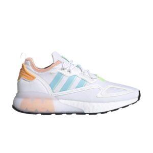 Wmns adidas ZX 2K Boost Blanc Hazy Sky Rose baskets H06578
