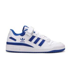 Baskets adidas Forum Low blanc bleu royal FY7756