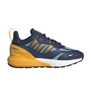adidas ZX 2K Boost 2.0 J Crew Marine Semi Solaire Or GZ7501