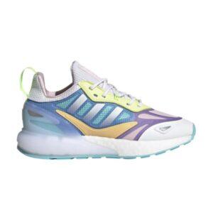adidas ZX 2K Boost 2.0 J Blanc Violet Clair GZ7502