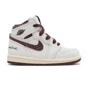 Baskets A Ma Maniere x Air Jordan 1 High OG TD Airness DO7098 100