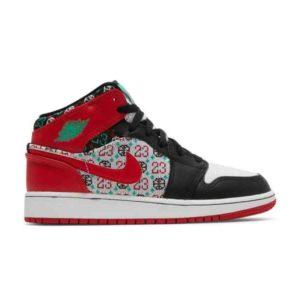 Air Jordan 1 Mid SE GS Pull de Noël moche DM1208 150
