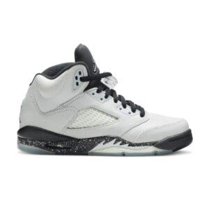 Air Jordan 5 Retro GS Loup Gris Noir Bleu 440892 008