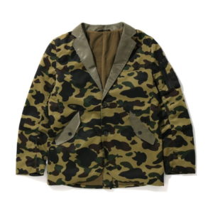 Veste BAPE 1st Camo Military Tailored Jacket Vert Tang 428638