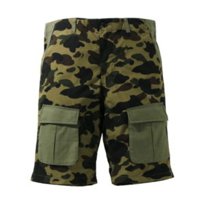 Short de sport BAPE 1st Camo Multi Pocket Shorts Vert Vert 428917