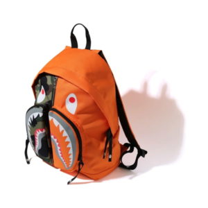 Sac à dos BAPE 1st Camo Shark Day Pack Orange Orange 429723
