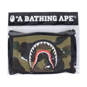 Masque facial BAPE 1st Camo Shark Vert Vert 431473