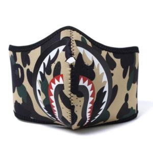Masque néoprène BAPE 1st Camo Shark Jaune Jaune 432978