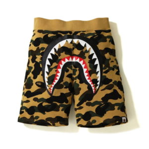 Short de sport BAPE 1st Camo Shark Sweat Short (SS18) Jaune Jaune 434834
