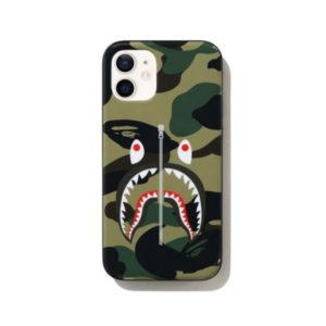 Coque de protection BAPE 1st Camo Shark iPhone 12 Mini Case Vert Vert 432147