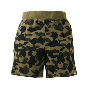 BAPE 1st Camo Sweat Shorts (SS21) Vert Vert 436505