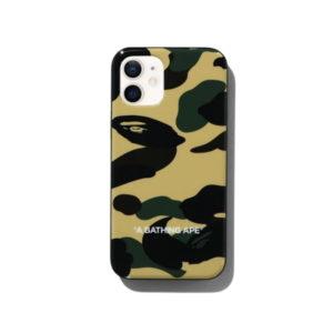 Coque de protection BAPE 1st Camo iPhone 12 Mini Case Jaune Bleu 423217
