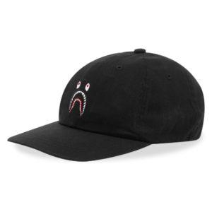 Casquette de baseball BAPE 2nd Shark Panel Cap Noir Noir 445170