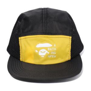 Casquette de baseball BAPE 2tone Mesh Jet Cap jaune jaune 449630