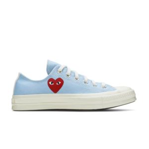 Baskets Comme des Garçons PLAY x Converse Chuck 70 Low Bright Blue Violet 168303C