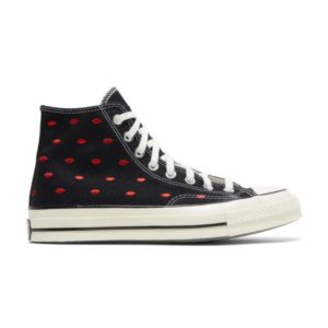 Converse Chuck 70 Baskets à lèvres brodées High Love Me – Noir A01600C