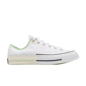 Converse Chuck 70 Low Blanc Vert Baskets 171181C