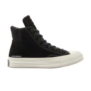 Converse Chuck 70 Col Rembourré Haut Métaux Anodisés – Noir 170266C
